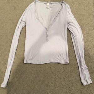 Victoria's Secret Light purple Long Sleeve Bodysuit